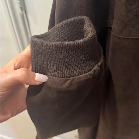 Bobby Jones Dark Brown Suede Jacket - Picture 9 of 10